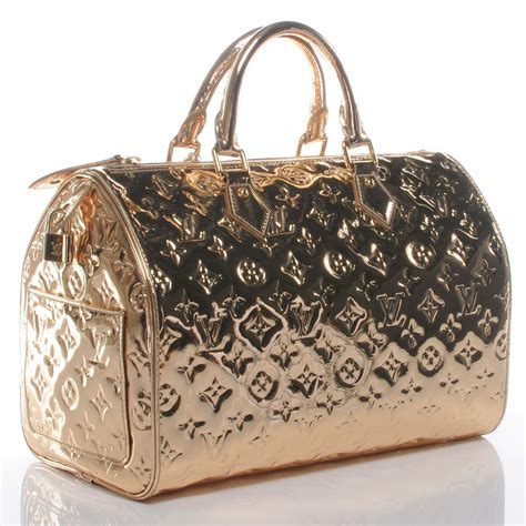 lv miroir bag|LOUIS VUITTON Monogram Miroir Speedy 30 Gold.